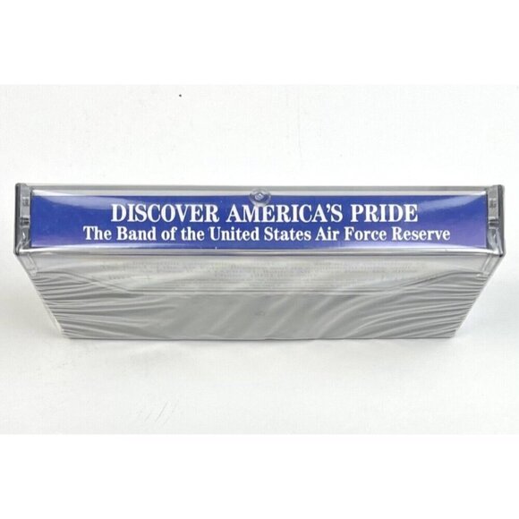 VTG DISCOVER AMERICA'S PRIDE US Air Force Reserve Band CASSETTE TAPE NIP NEW - Picture 2 of 3